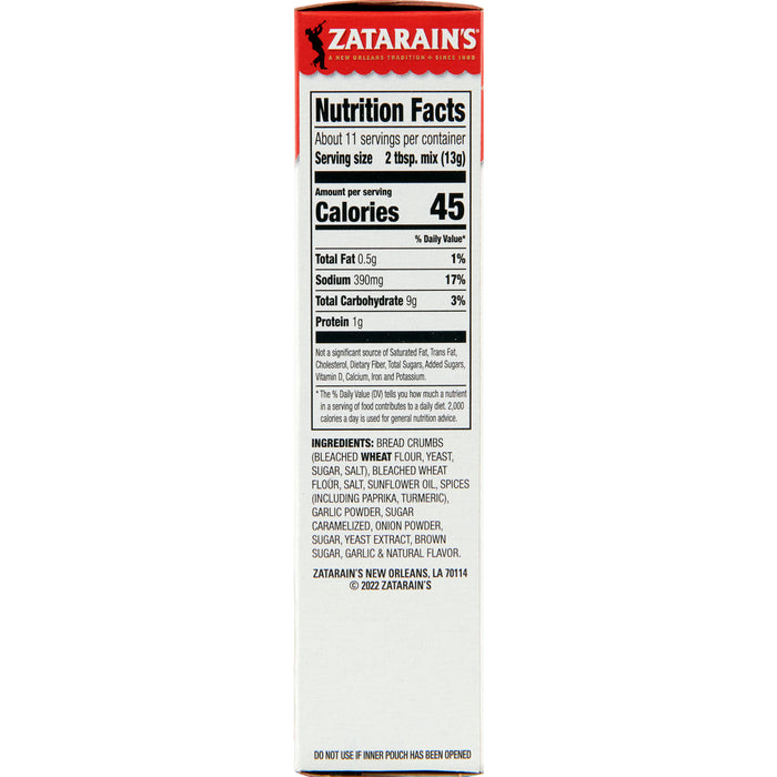 Zatarain's® Chicken Air Fryer Seasoned Coating, 5 oz