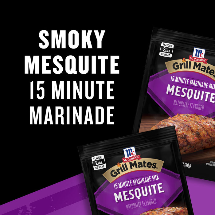 McCormick® Grill Mates® Mesquite Marinade, 1.06 oz (6-Pack)