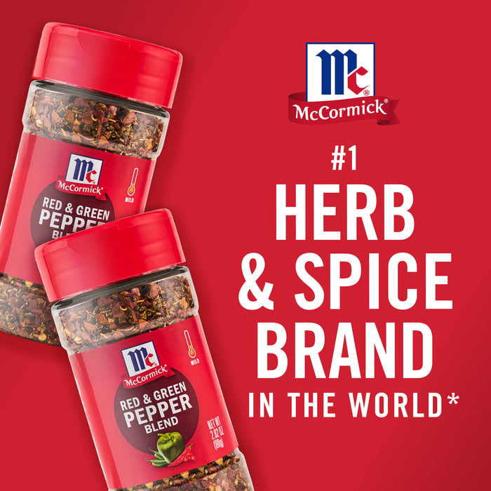McCormick® Red & Green Pepper Blend Seasoning, 2.82 oz