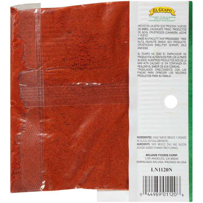 El Guapo® Ground New Mexico Chili Powder (Chile Nuevo Mexico Molido), 1 oz