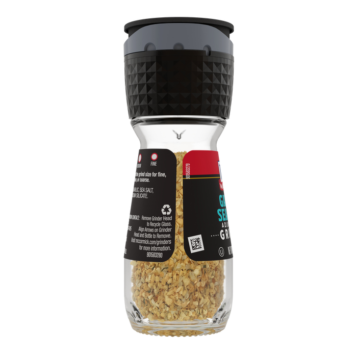 McCormick Garlic Sea Salt Grinder, 1.58 OZ