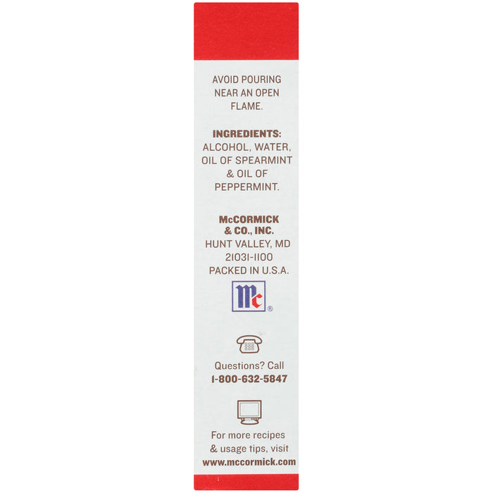 McCormick® Pure Mint Extract, 1 fl oz