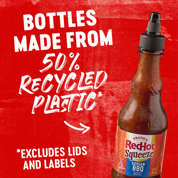 Frank's RedHot® Korean BBQ Squeeze Hot Sauce, 12 fl oz