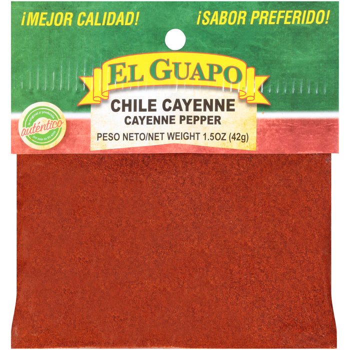 El Guapo® Ground Cayenne Chili Pepper (Chile Cayenne Molido), 1.5 oz