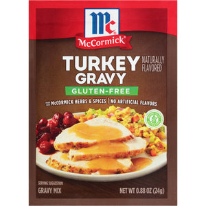 McCormick® Gluten Free Turkey Gravy Mix, 0.88 oz