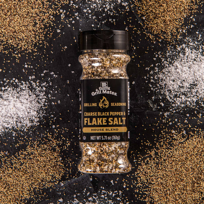 McCormick® Grill Mates® Coarse Black Pepper & Flake Salt Seasoning, 5.71 oz