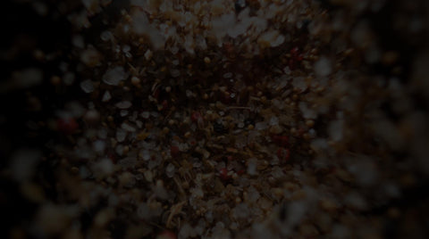 blacked out salts and spices