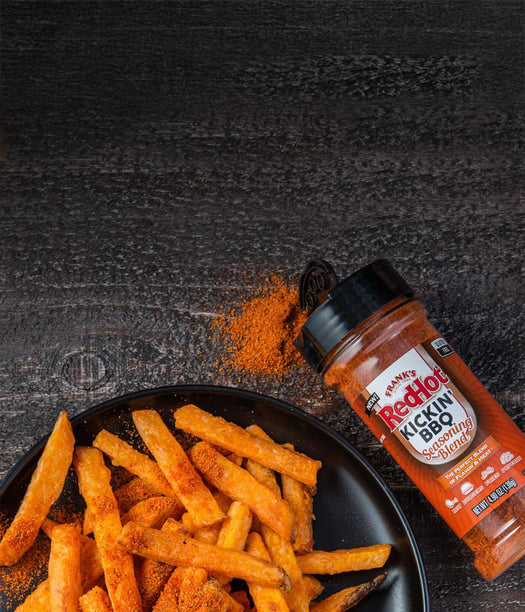 seasoned fries with franks redhot kickin bbq seasoning blend