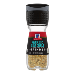 McCormick Garlic Sea Salt Grinder, 1.58 OZ