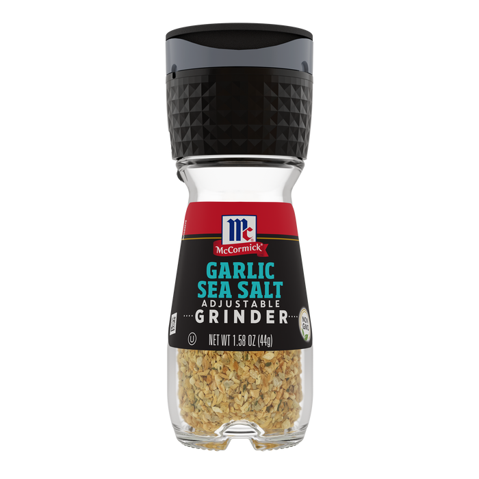 McCormick Garlic Sea Salt Grinder, 1.58 OZ