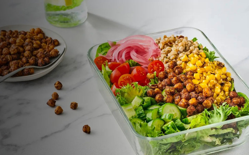 protein chickpea lettuce