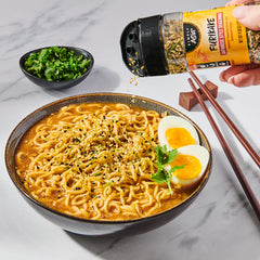 noodles in bowl with egg