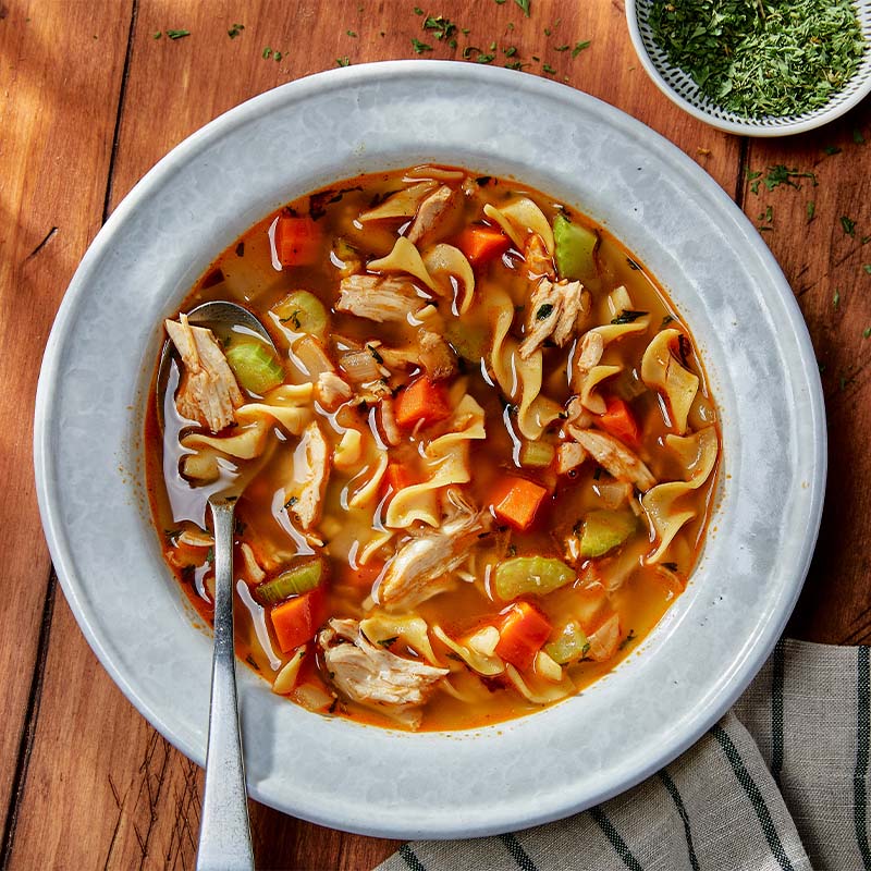 Rotisserie Chicken Noodle Soup Recipe