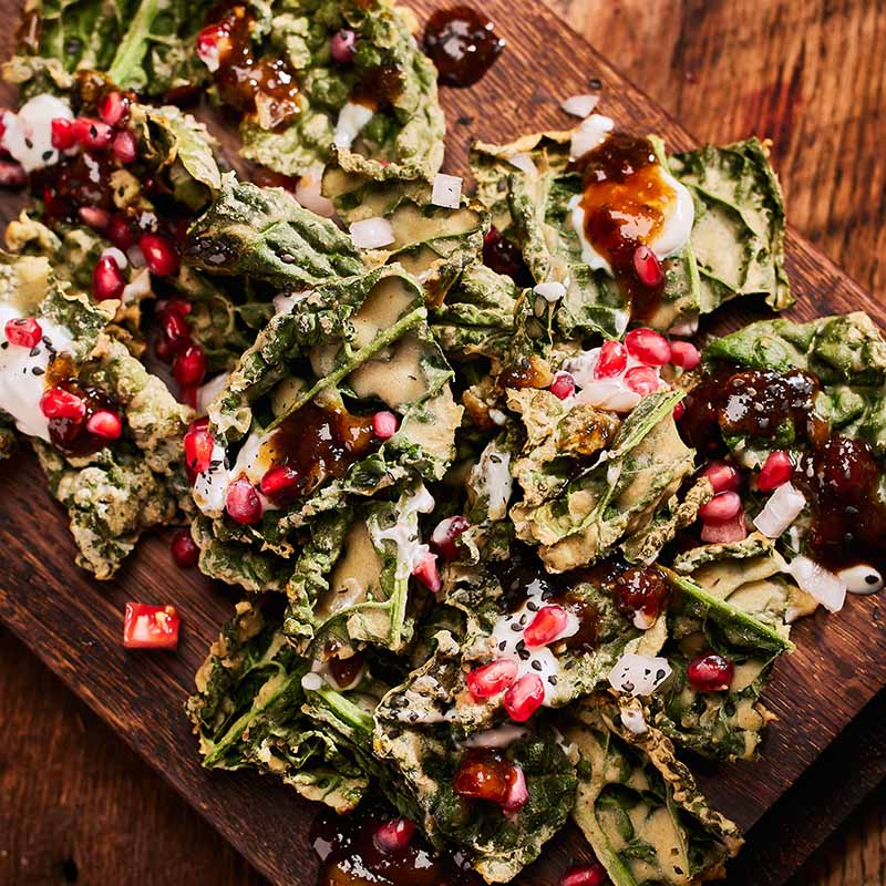 Loaded Air Fryer Kale Chips
