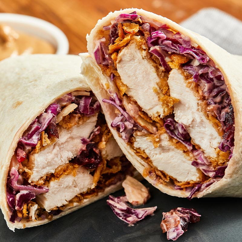 Air Fryer Crispy Chicken Wraps