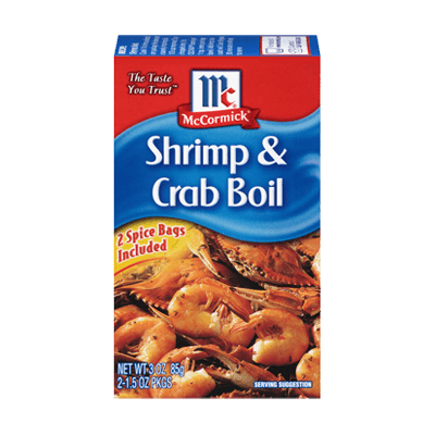 McCormick Golden Dipt Shrimp & Crab Boil Spice, 3 oz