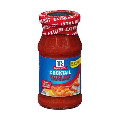 McCormick Golden Dipt Extra Hot Seafood Cocktail Sauce, 8 fl oz