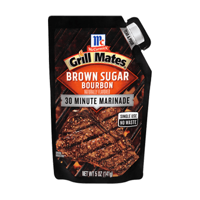 McCormick Grill Mates Brown Sugar Bourbon Single Use Marinade, 5 oz