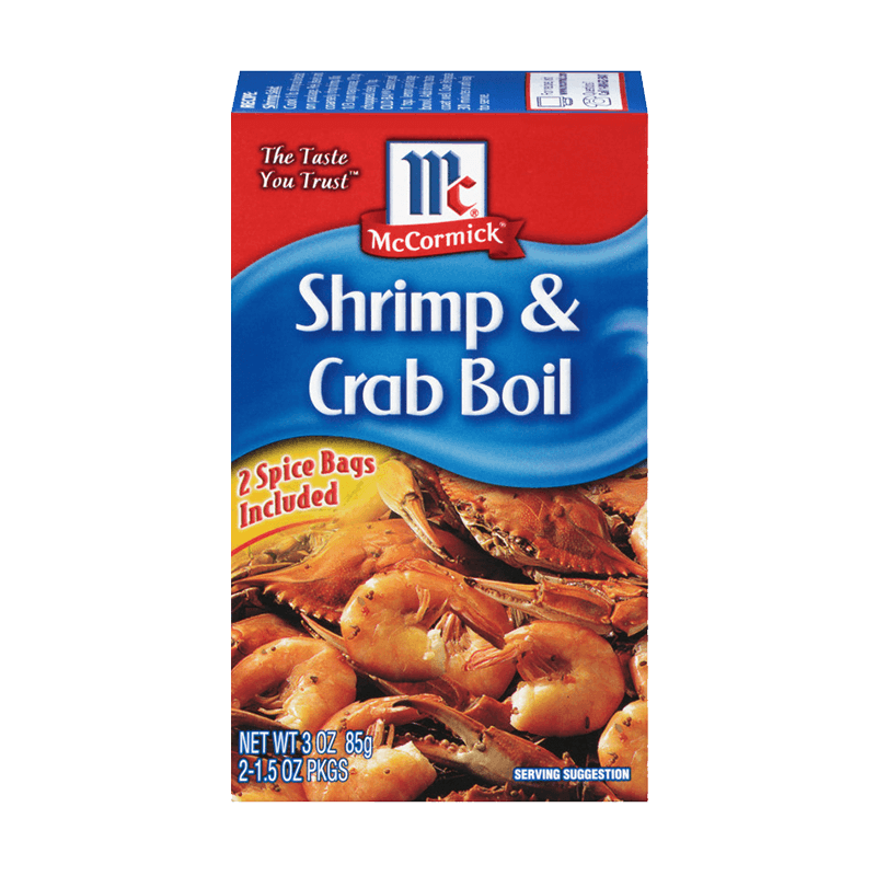 McCormick Golden Dipt Shrimp & Crab Boil Spice, 3 oz