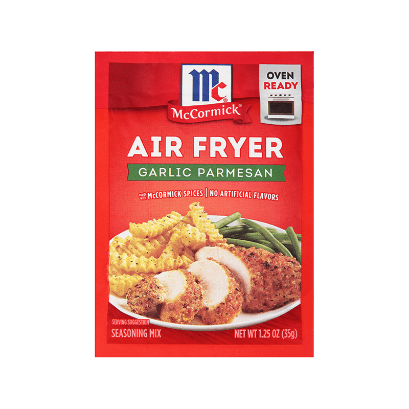 McCormick® Air Fryer Garlic Parmesan Seasoning Mix, 1.25 oz