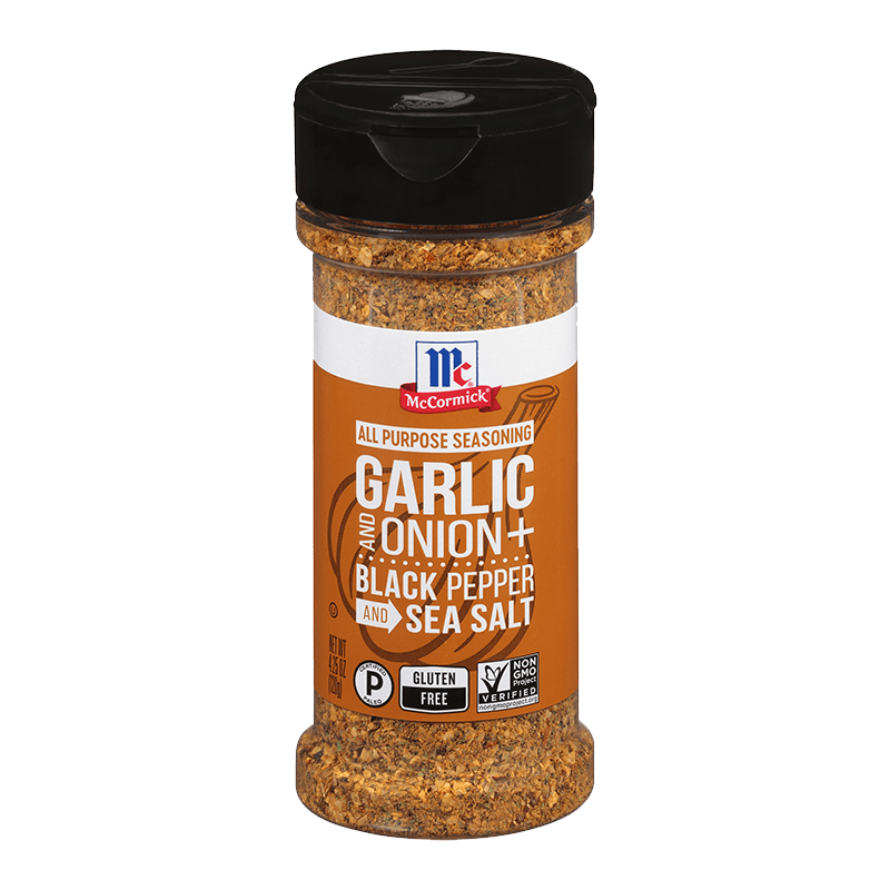 McCormick® Garlic and Onion, Black Pepper and Sea Salt All Purpose Seasoning, 4.25 oz