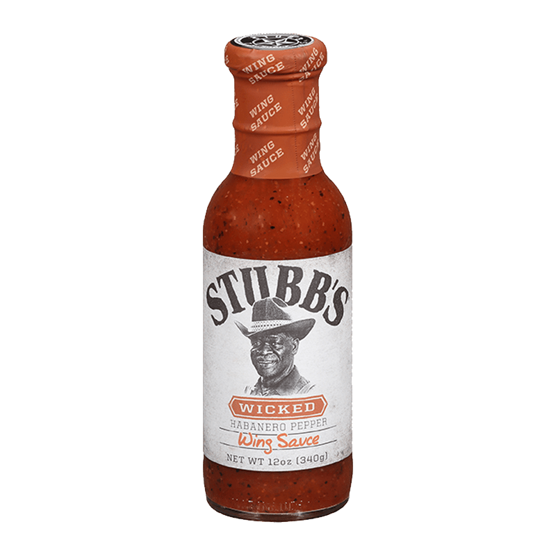 Stubb's® Wicked Habanero Pepper Wing Sauce, 12 oz