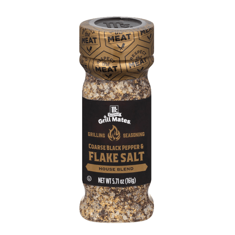 McCormick Grill Mates Coarse Black Pepper Flake Salt Seasoning