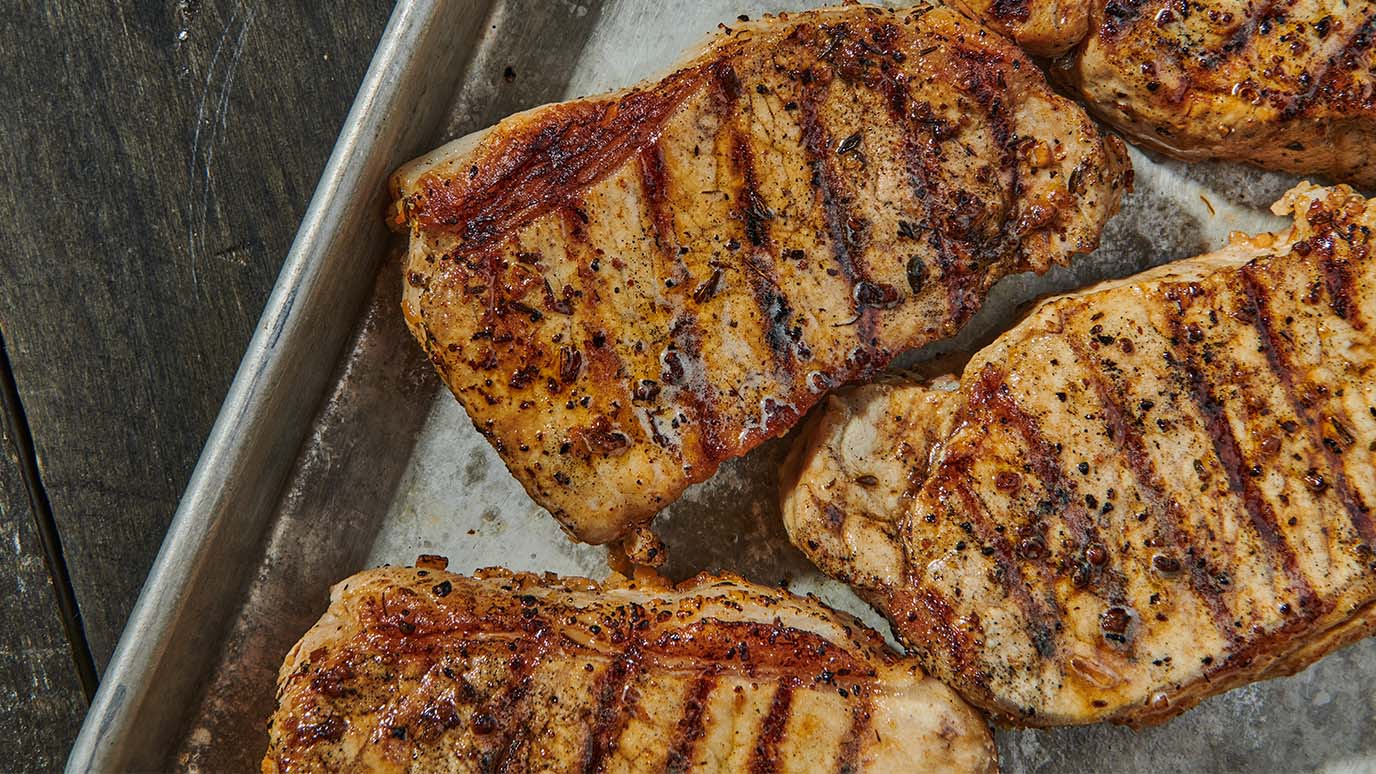 Marinated Grilled Pork Chops
