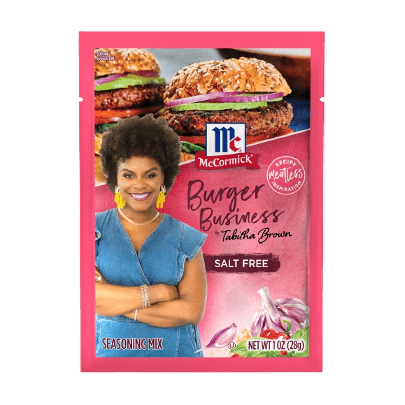 Save on McCormick Burger Business by Tabitha Brown Seasoning Mix Packet  Salt Free Order Online Delivery