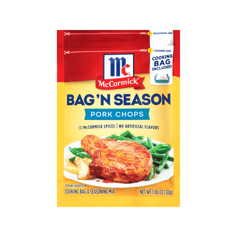 McCormick Bag n Season Pork Chops Cooking Seasoning Mix
