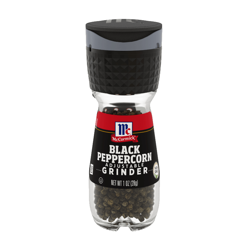 McCormick® Black Peppercorn Grinder (molinillo de pimienta negra)