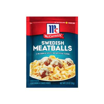 McCormick® Swedish Meatballs Seasoning & Sauce Mixes