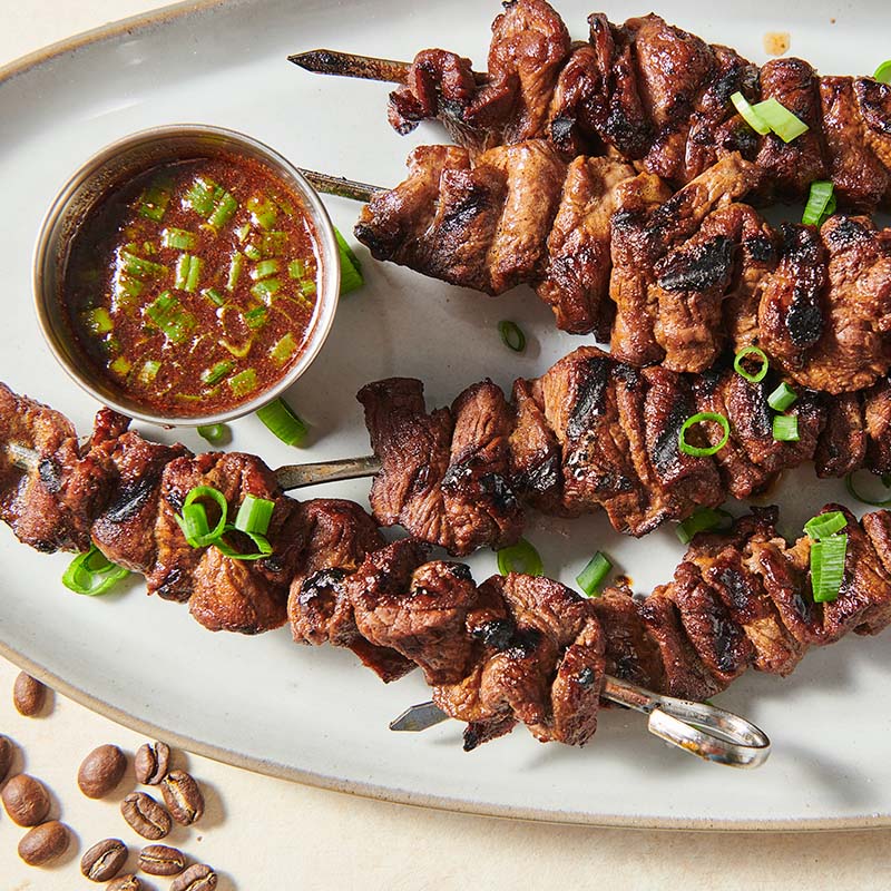 Cinnamon Coffee Marinated Steak