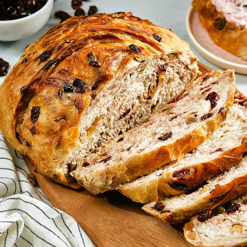 Cranberry Walnut Dutch Oven Bread