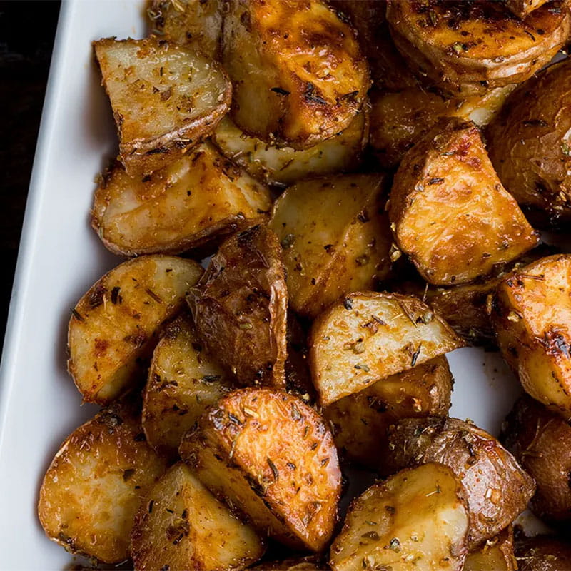 Easy Seasoned Oven Roasted Potatoes - The Whole Cook