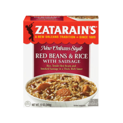 Zatarain's red new arrivals beans and rice