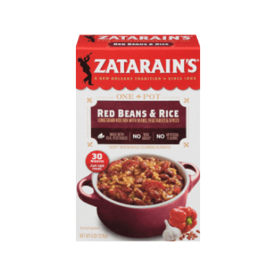 Cook Zatarain's Red beans and Rice then add cooked ground deer meat when  done stir and YUM!