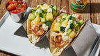 Cholula® Cucumber & Pineapple Shrimp Tacos