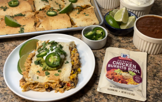 Sheet Pan Chicken Quesadilla