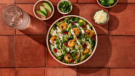 Jalapeno Lime Shrimp Taco Salad