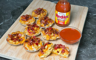 Mango Habanero Bacon Mac and Cheese Bites