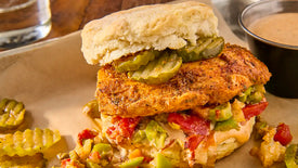 Blackened Chicken Biscuits