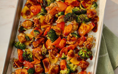 chicken teriyaki sheet pan dinner