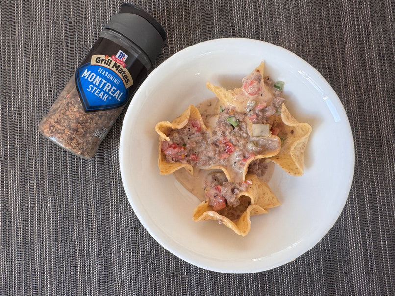 Slow Cooker Cheeseburger Queso