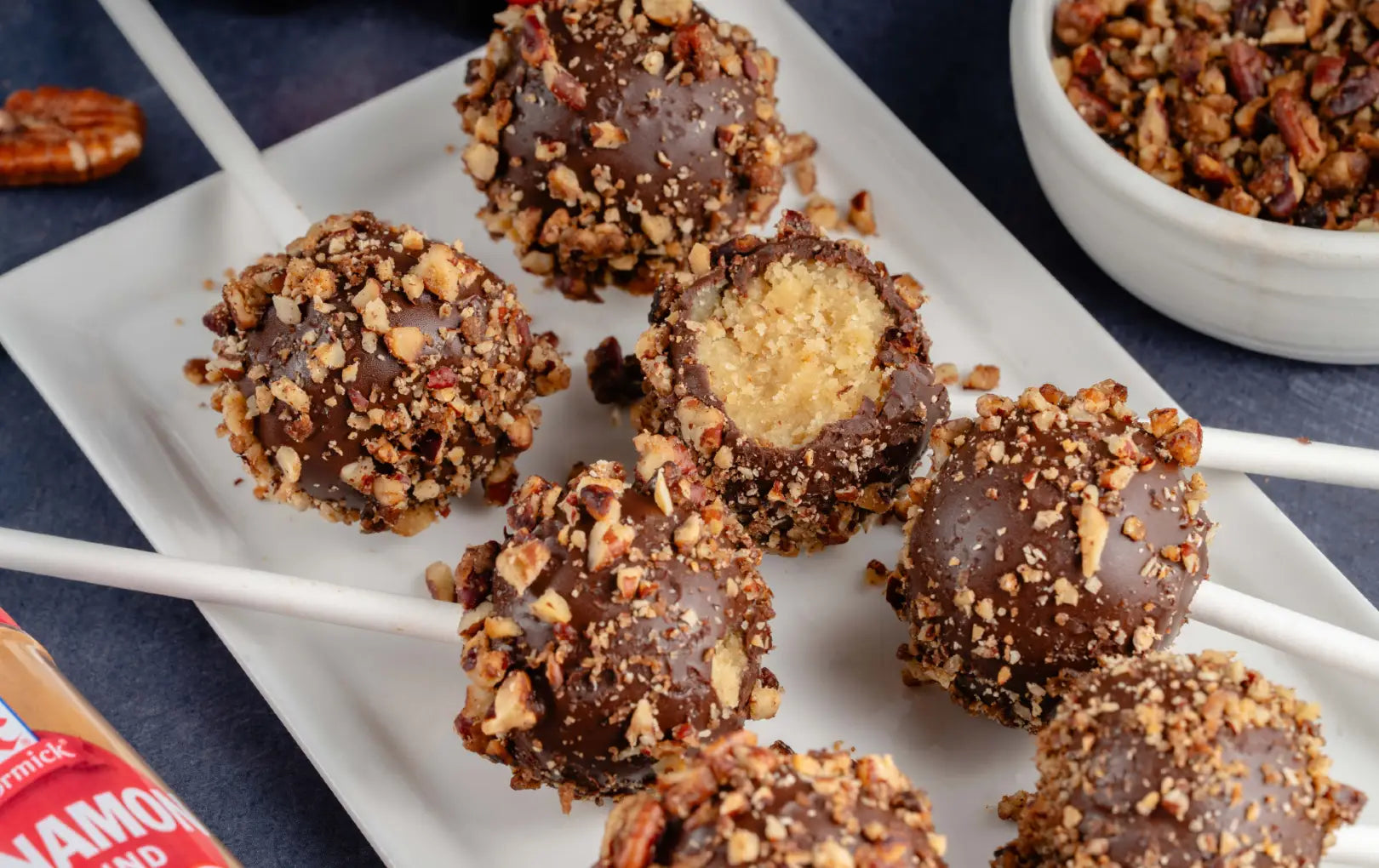 Vegan Pecan Pie Cake Pops