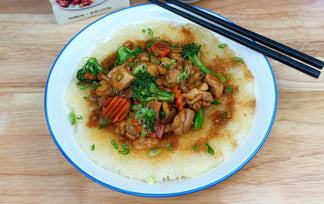 Teriyaki Chicken Crispy Rice