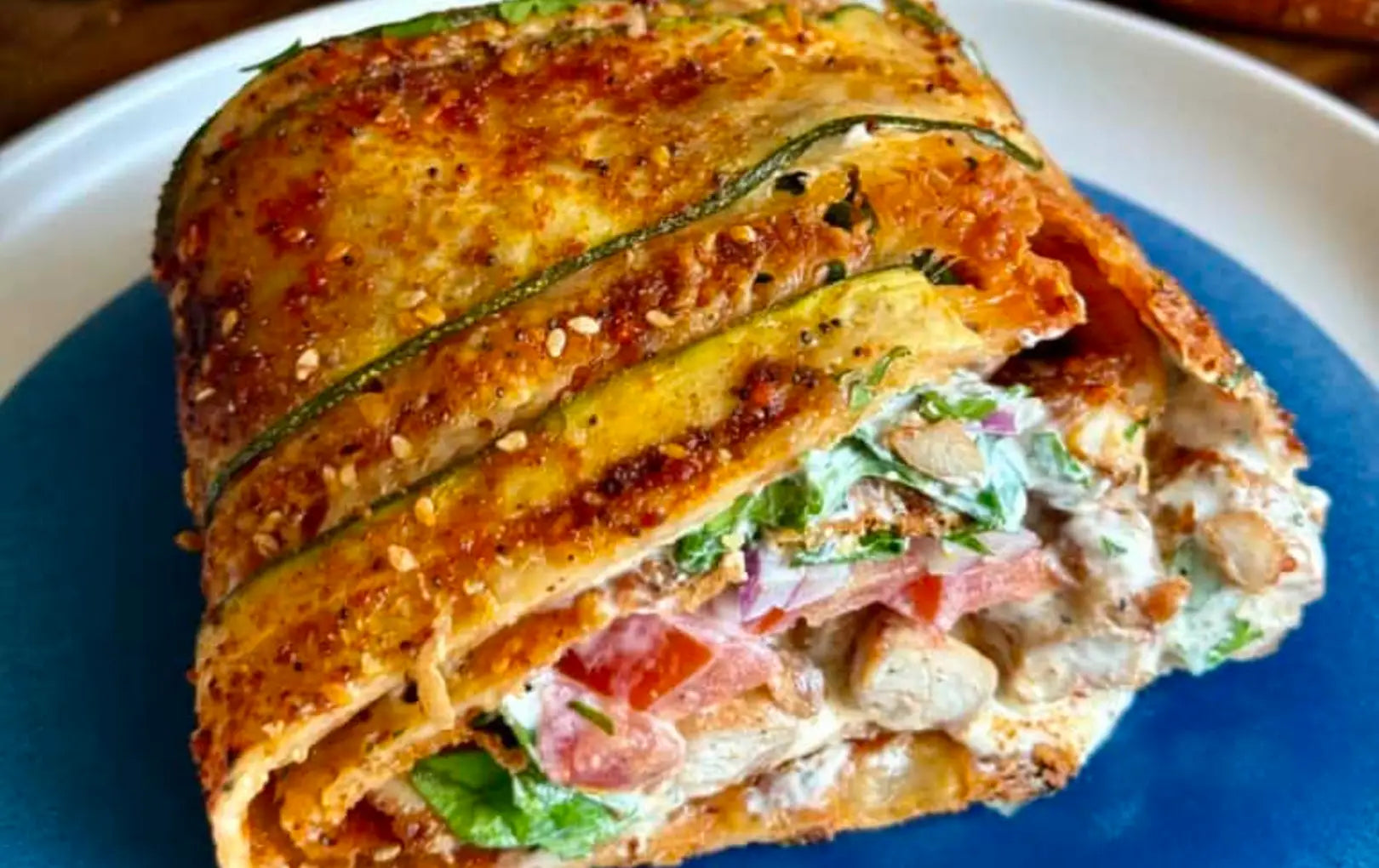 Chicken Gyro Zucchini Roll-image