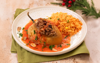 Chiles Rellenos de Picadillo Navideño