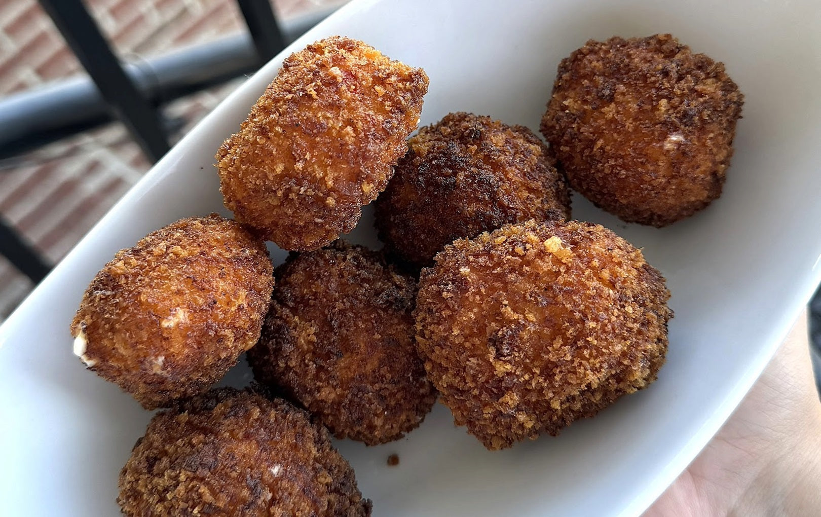 Buffalo Pimento Cheese Bites