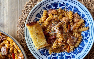 Creamy Chicken Fajita Pasta